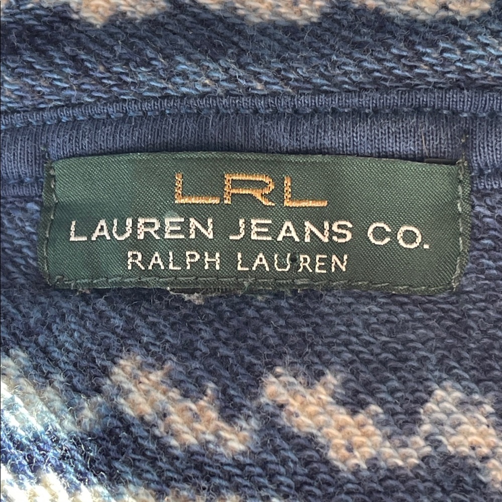Blue Patterned Women's Jacket - Picture 6 of 7